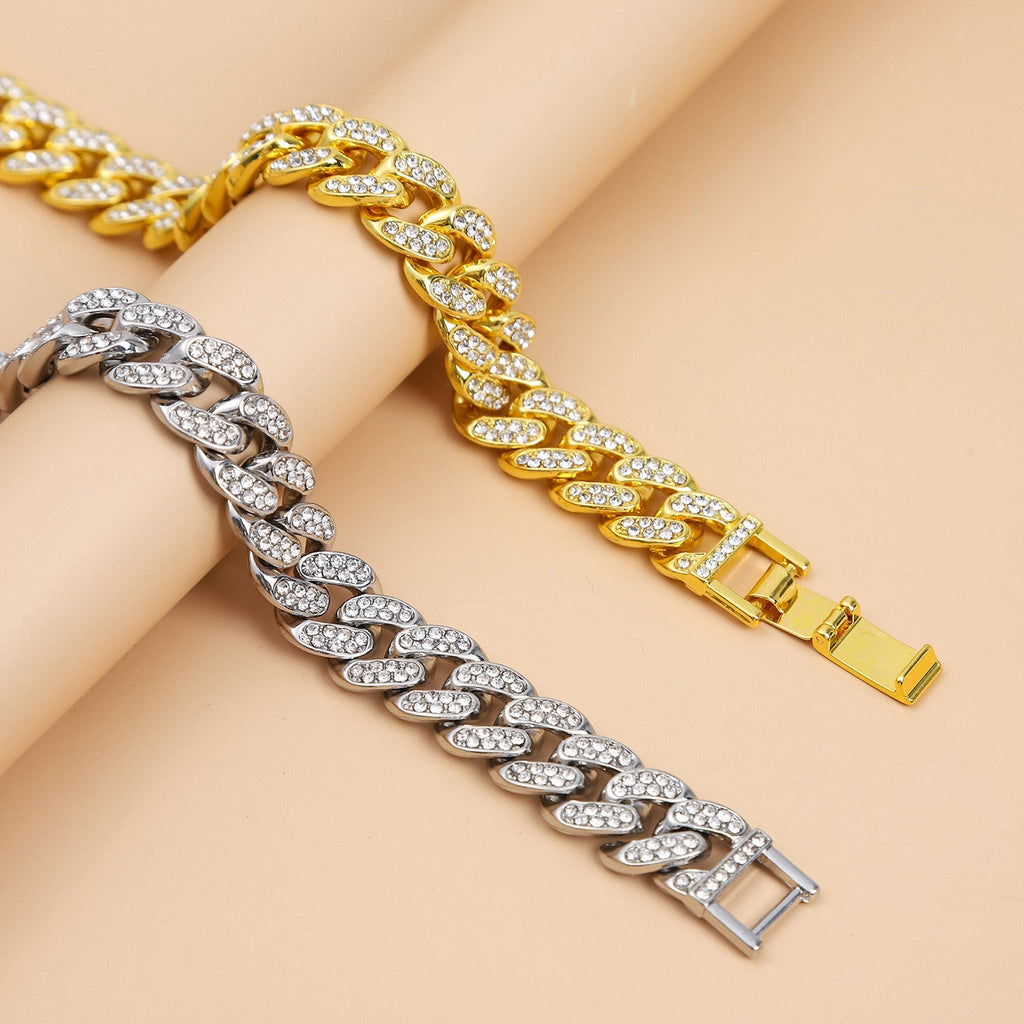 Men's Anklet Jewelry Hip Hop Trendy Simple Cuban Bracelets